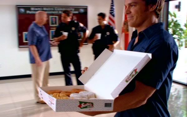 No one cares that I'm a murderer because I give away donuts.