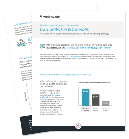 B2B Software & Services Referral Marketing Report